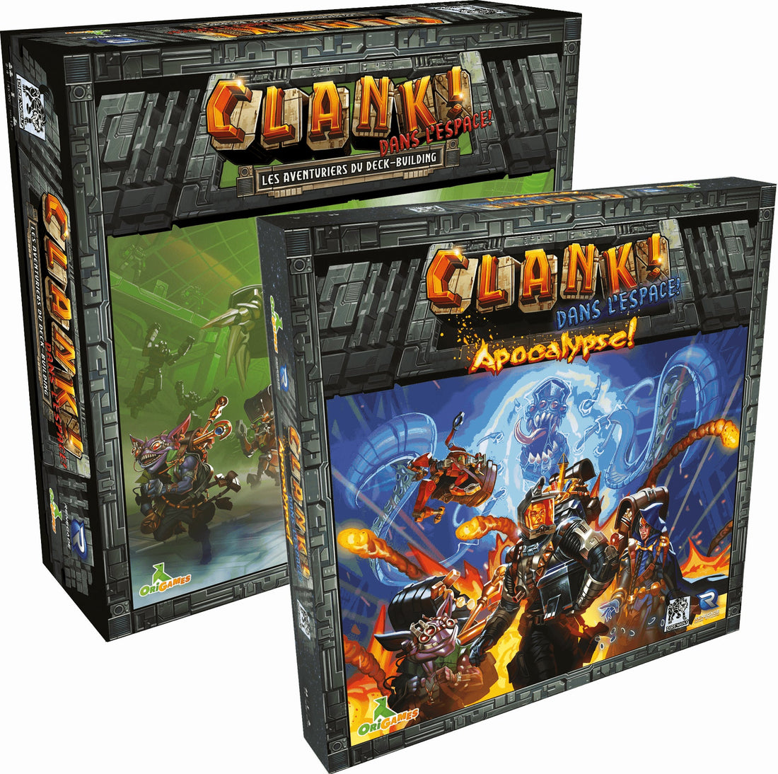 CLANK! DANS L'ESPACE - EXT;  APOCALYPSE! ORIGAMES