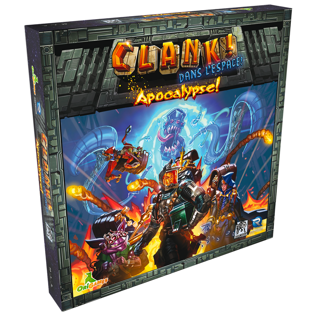 CLANK! DANS L'ESPACE - EXT;  APOCALYPSE! ORIGAMES