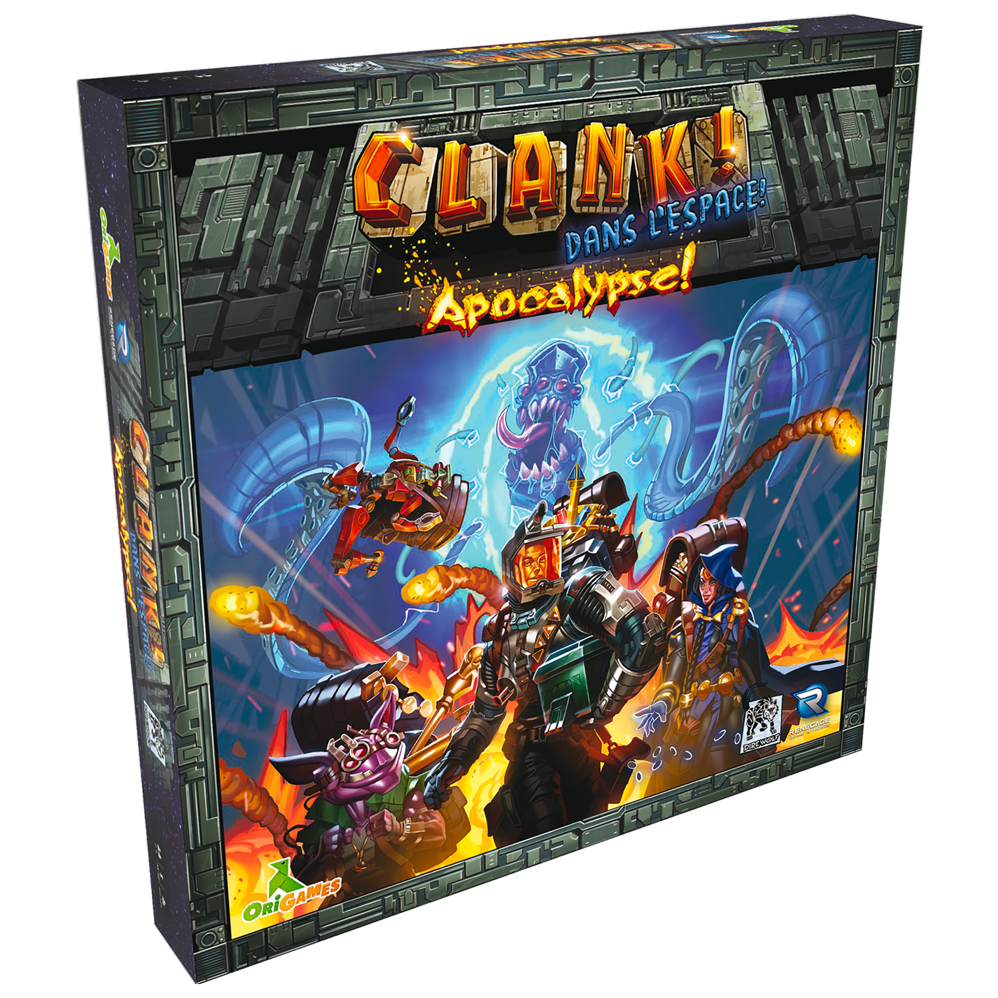 CLANK! DANS L'ESPACE - EXT;  APOCALYPSE! ORIGAMES