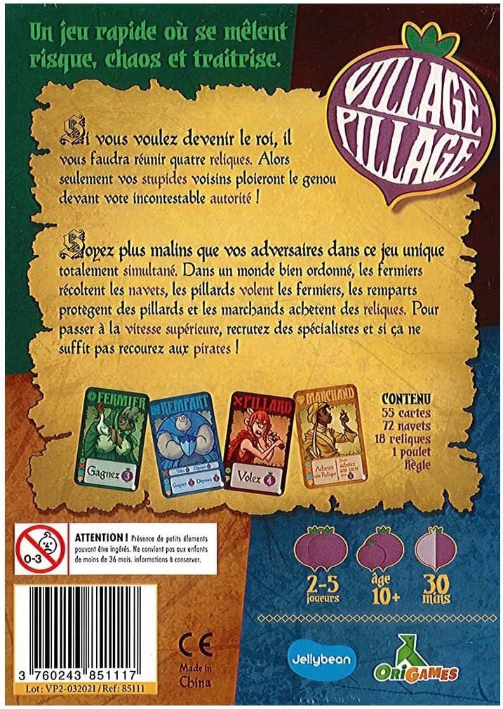 VILLAGE PILLAGE ORIGAMES