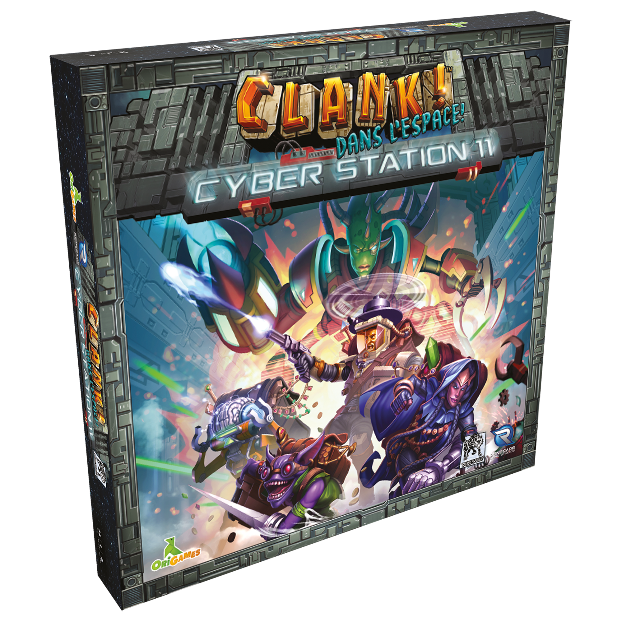 CLANK! DANS L'ESPACE - EXT; CYBER STATION 11 ORIGAMES