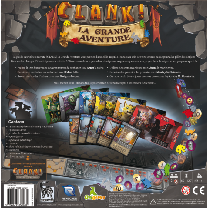 CLANK! - EXT; LA GRANDE AVENTURE ORIGAMES