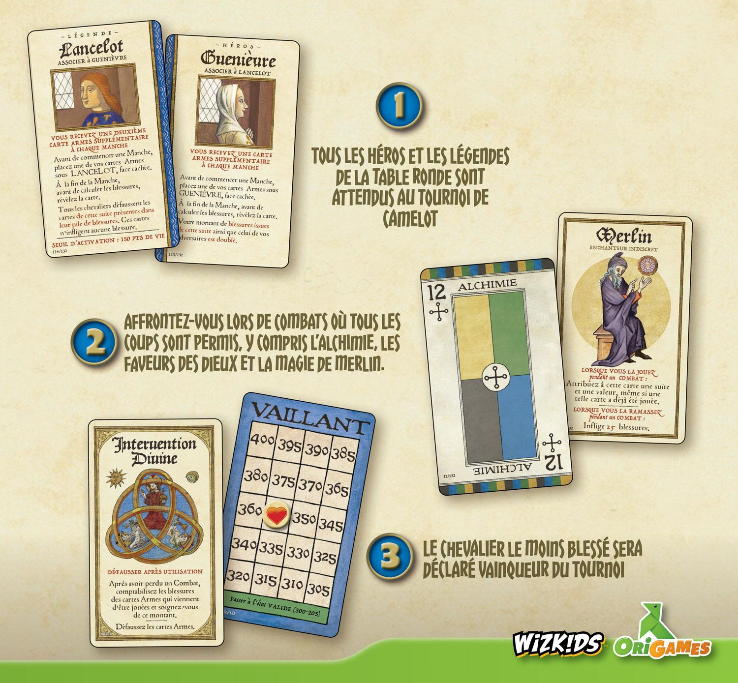 TOURNOI DE CAMELOT ORIGAMES