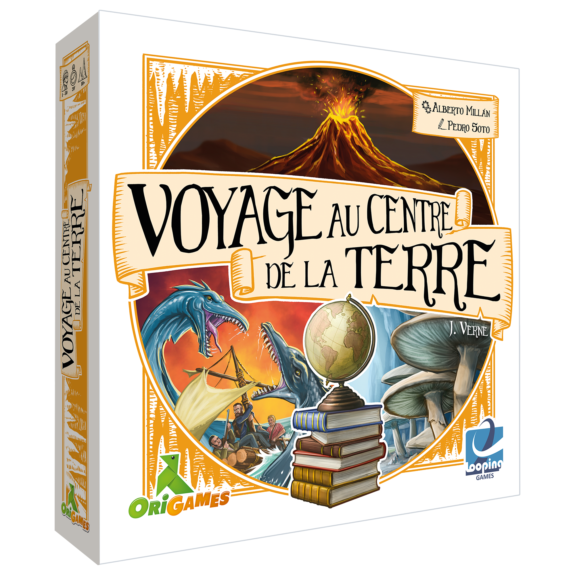 VOYAGE AU CENTRE DE LA TERRE ORIGAMES