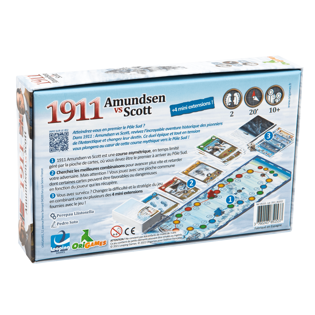1911 - AMUNDSEN VS SCOTT (FR) ORIGAMES