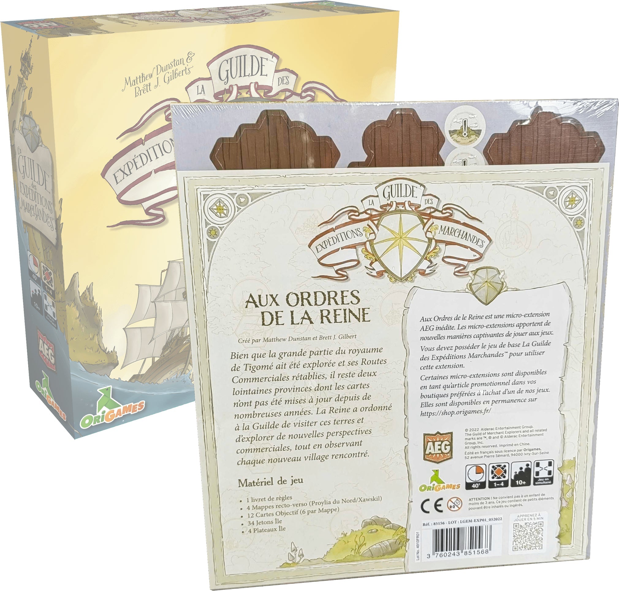 LA GUILDE DES EXPÉDITIONS MARCHANDES - EXTENSION AUX ORDRES DE LA REINE ORIGAMES