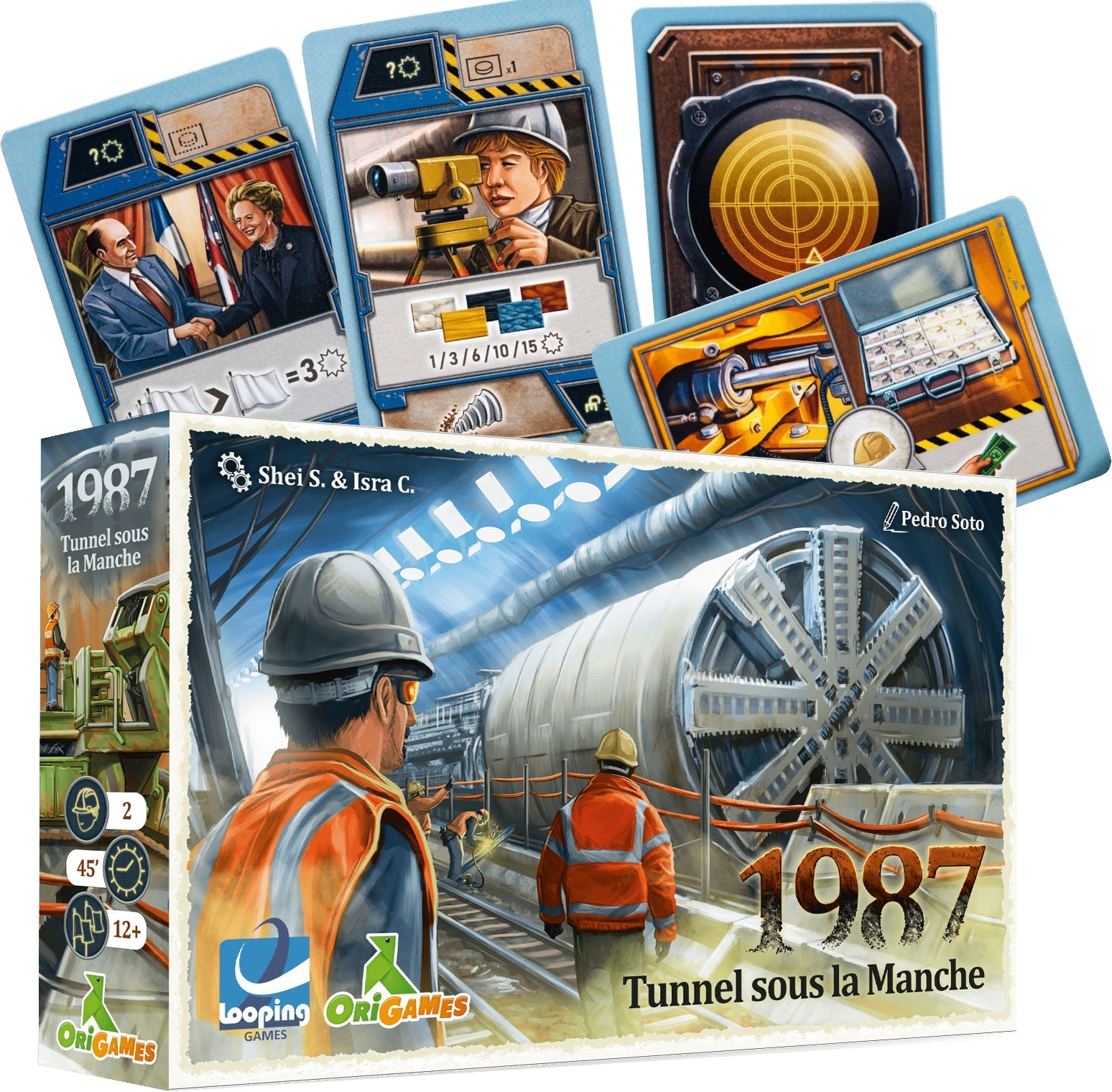 1987 - TUNNEL SOUS LA MANCHE ORIGAMES