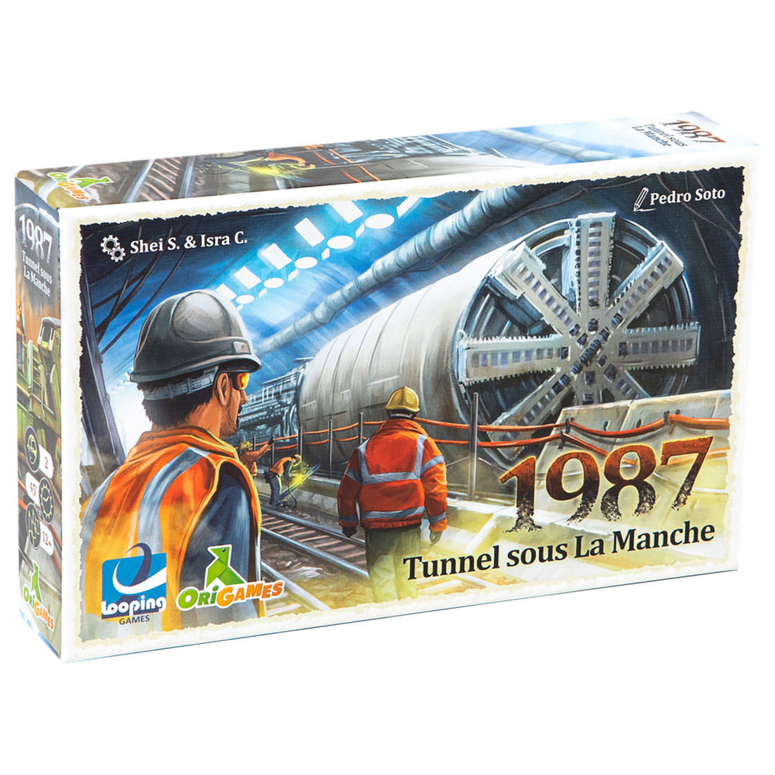 1987 - TUNNEL SOUS LA MANCHE ORIGAMES