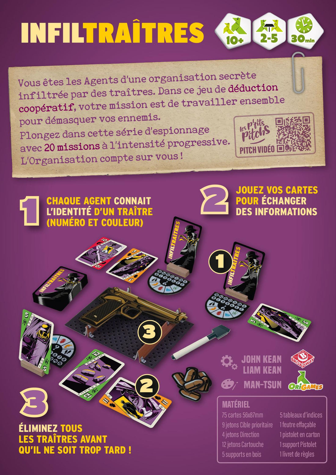 INFILTRAÎTRES ORIGAMES