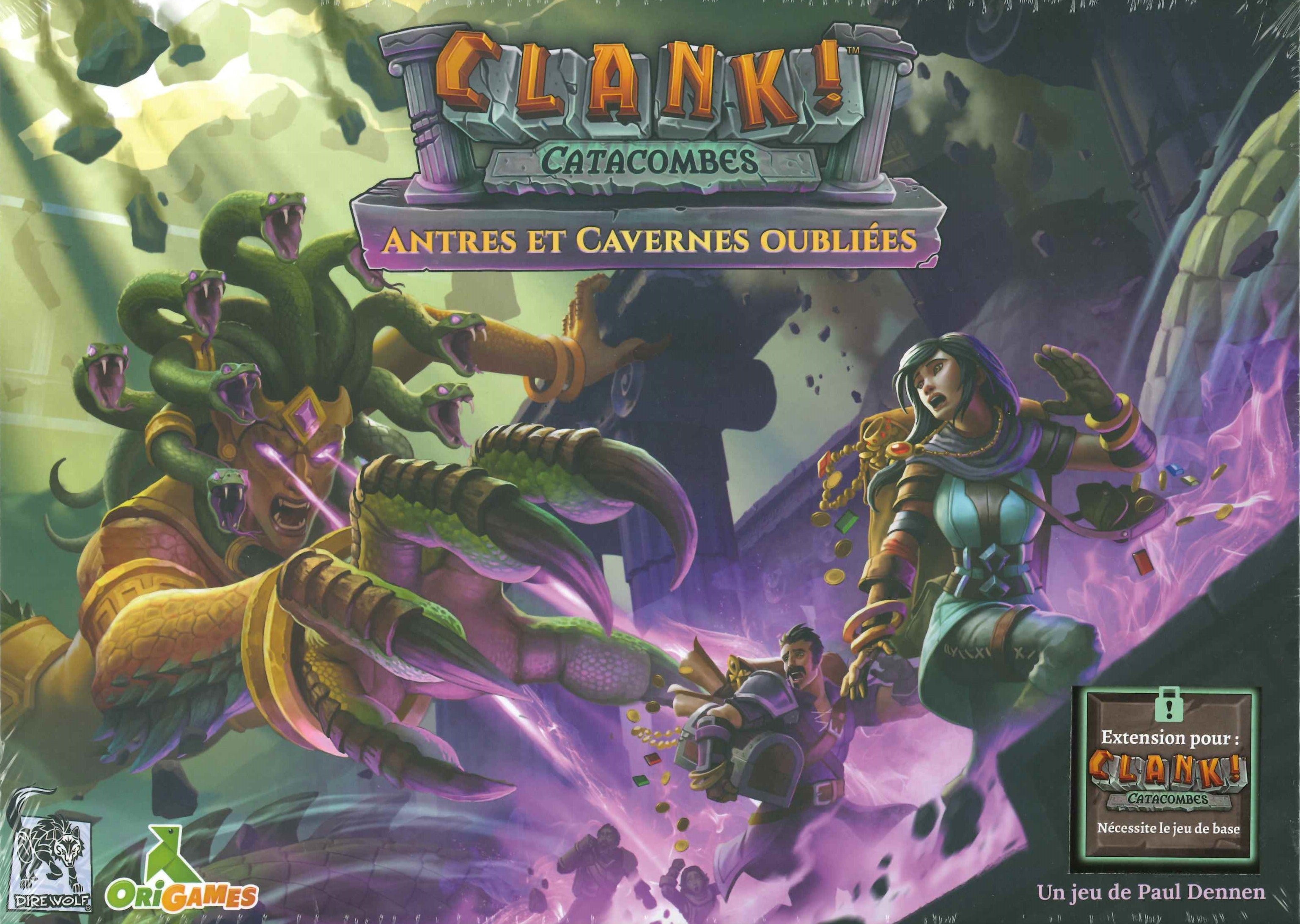 CLANK! - CATACOMBES - EXT. ANTRES ET CAVERNES OUBLIÉES ORIGAMES