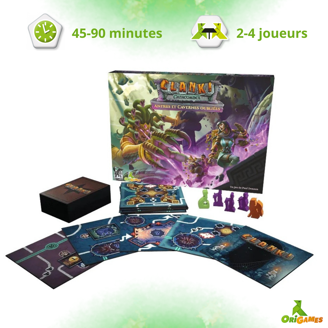 CLANK! - CATACOMBES - EXT. ANTRES ET CAVERNES OUBLIÉES ORIGAMES