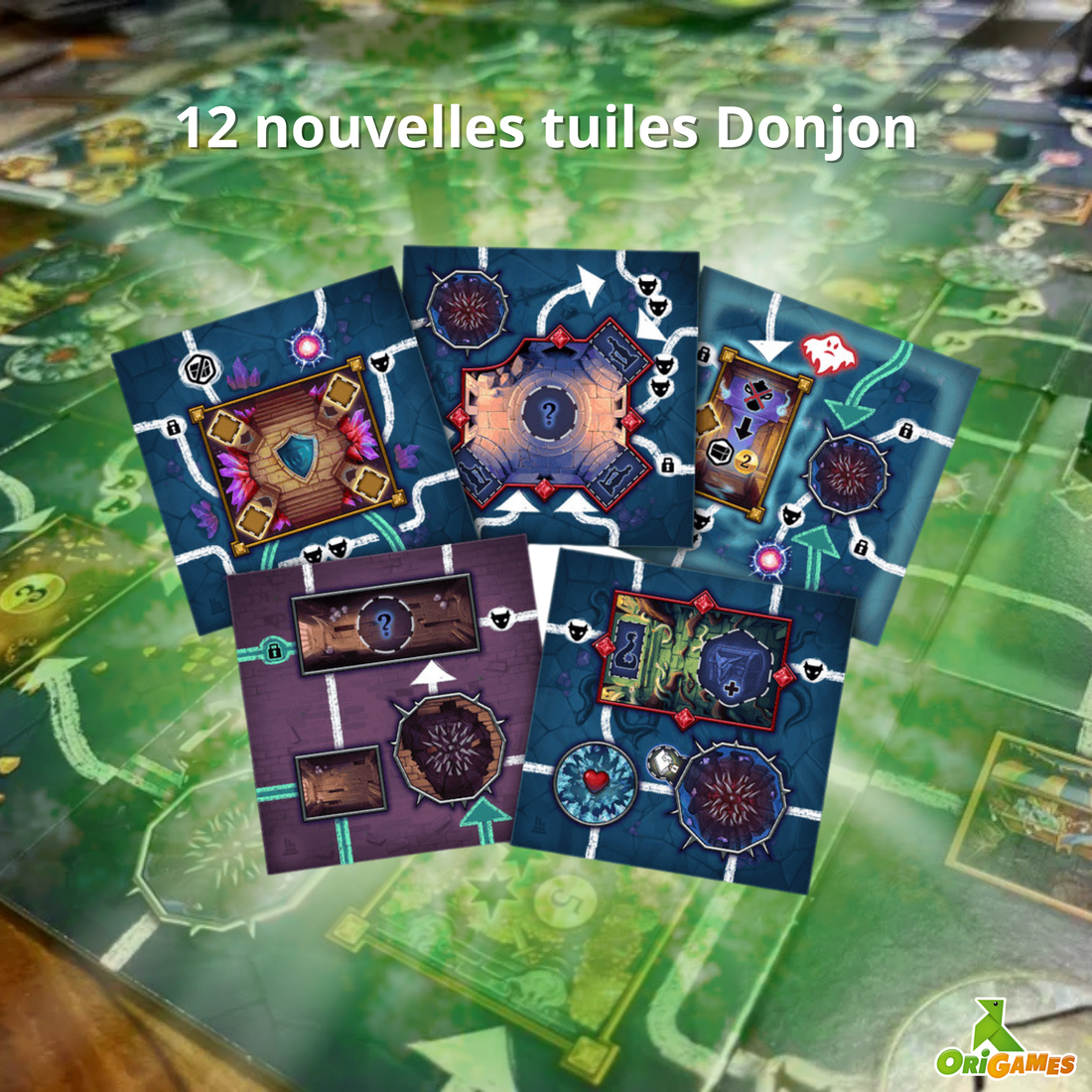 CLANK! - CATACOMBES - EXT. ANTRES ET CAVERNES OUBLIÉES ORIGAMES