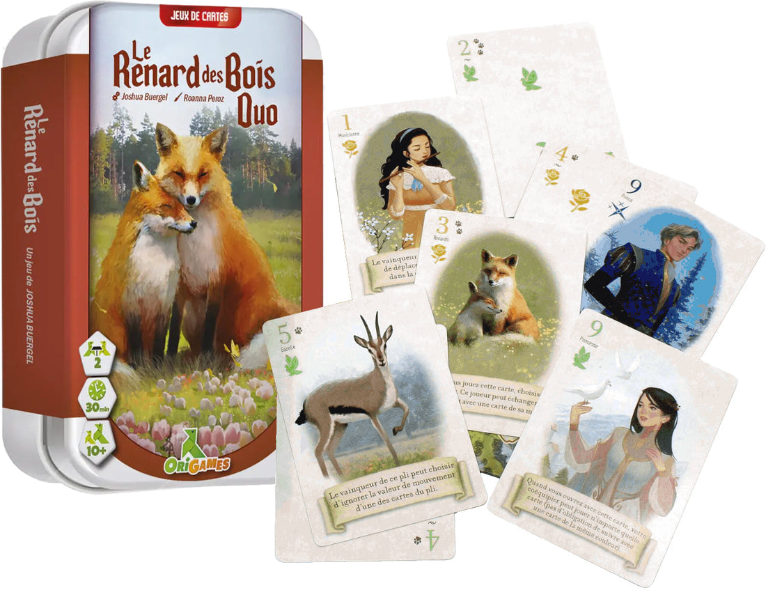 LE RENARD DES BOIS DUO - BOITE MÉTAL ORIGAMES