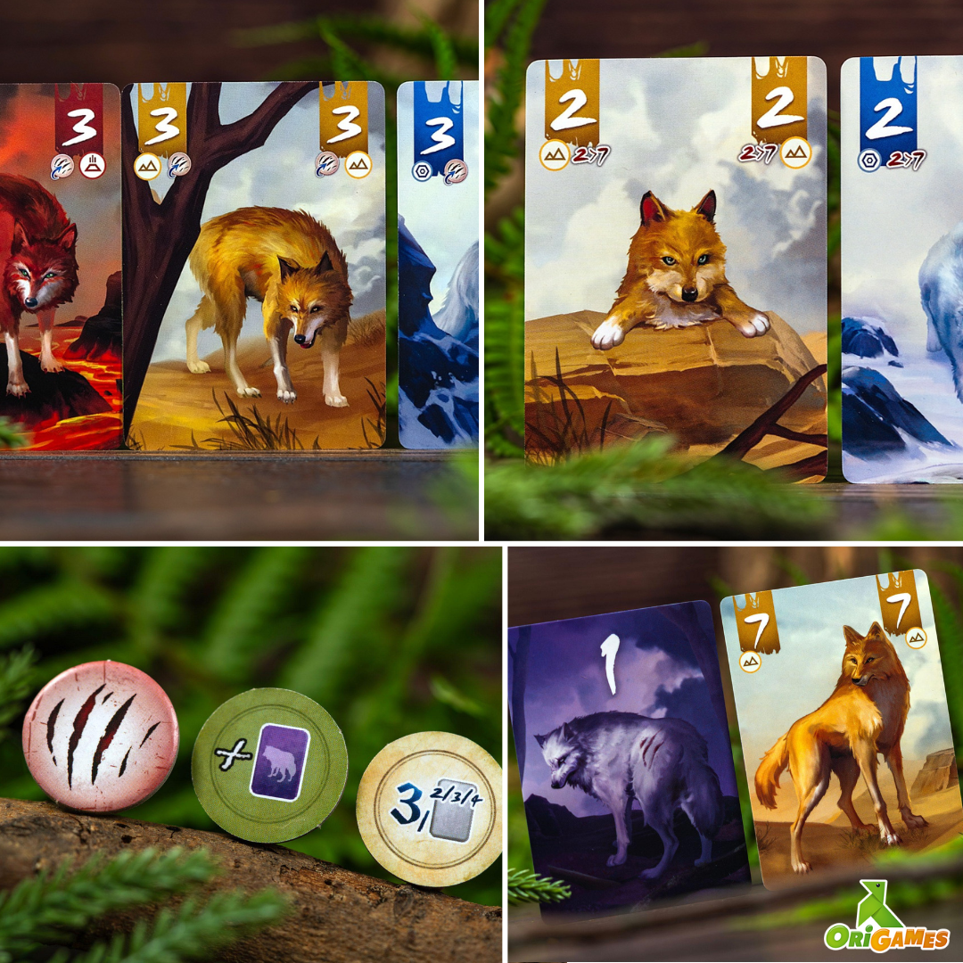 TERRES DE LOUPS ORIGAMES