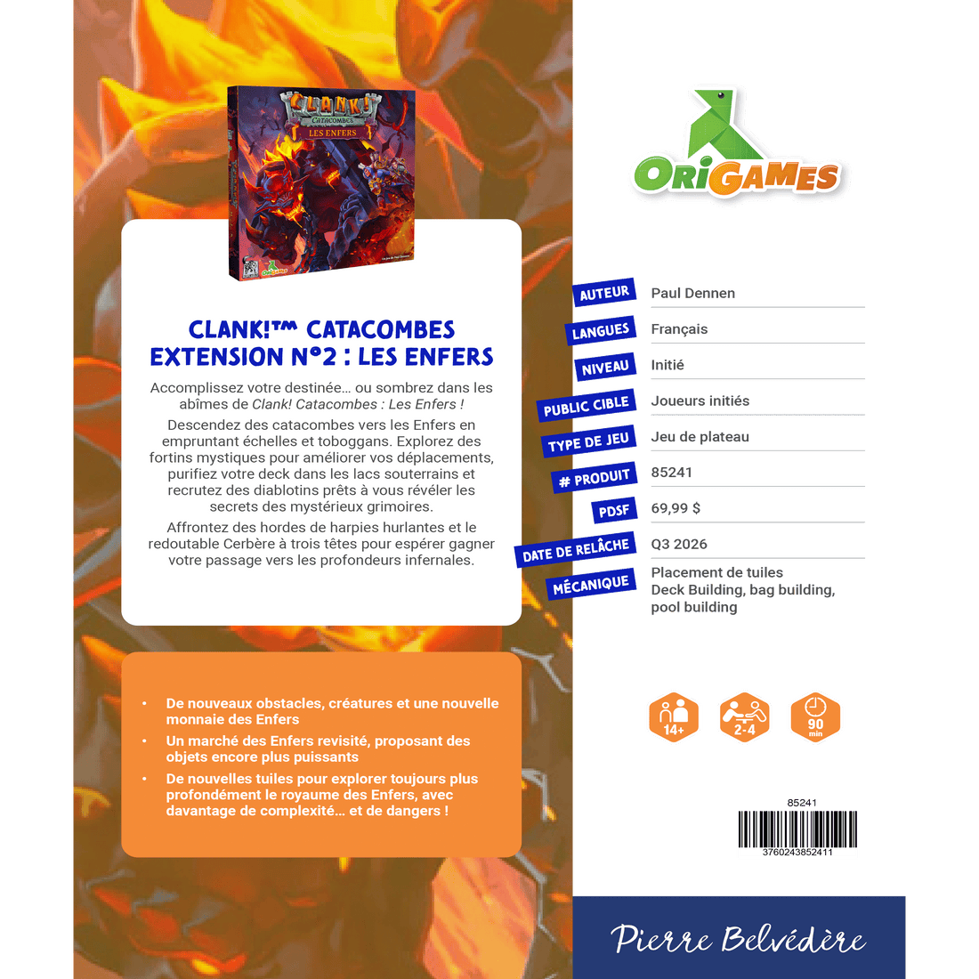 CLANK!™ CATACOMBES EXTENSION N°2 : LES ENFERS