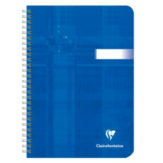 Cahier reliure intégrale seyès -assortis- A5. 100 pages (14.8x21cm) CLAIREFONTAINE