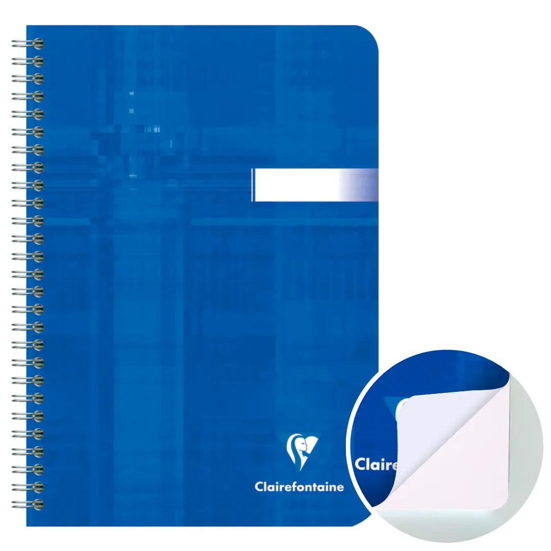 Cahier reliure intégrale vierge -assortis- A5. 180 pages (14.8x21cm) CLAIREFONTAINE