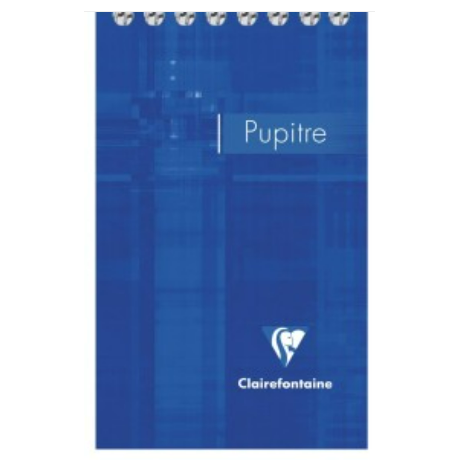 Bloc-notes pupitre reliure intégrale Ligné -assortis- 60 feuilles (7.5x12.7cm) CLAIREFONTAINE