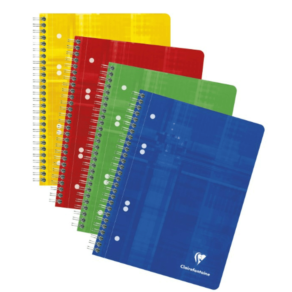Cahier reliure intégrale 5/5 160 Pages A5+. Assortis CLAIREFONTAINE