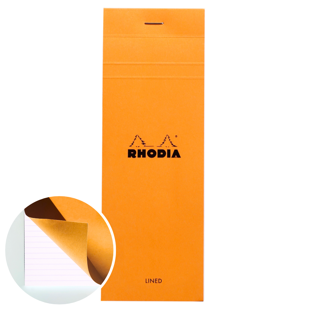 Bloc-notes ligné Orange 3X8¼ RHODIA