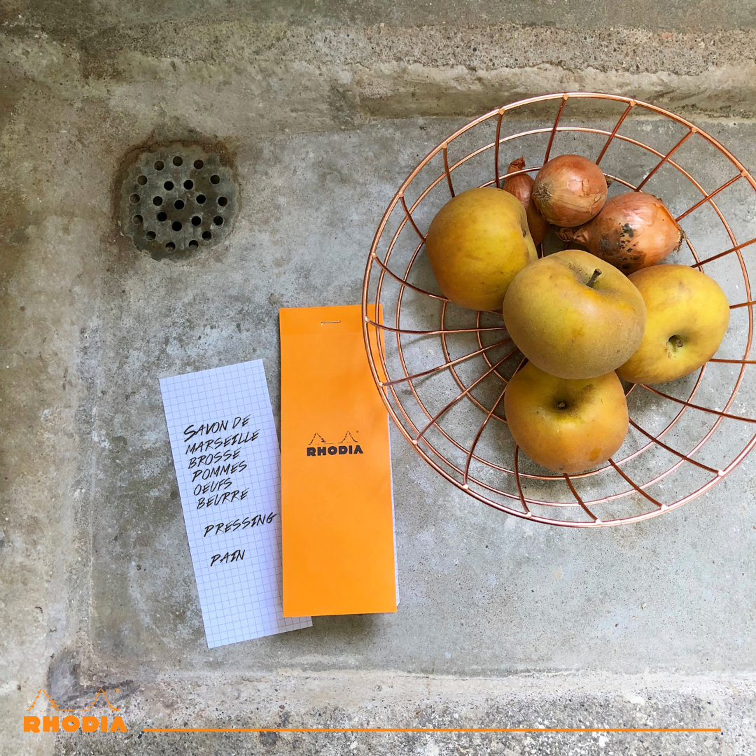 Bloc-notes ligné Orange 3X8¼ RHODIA