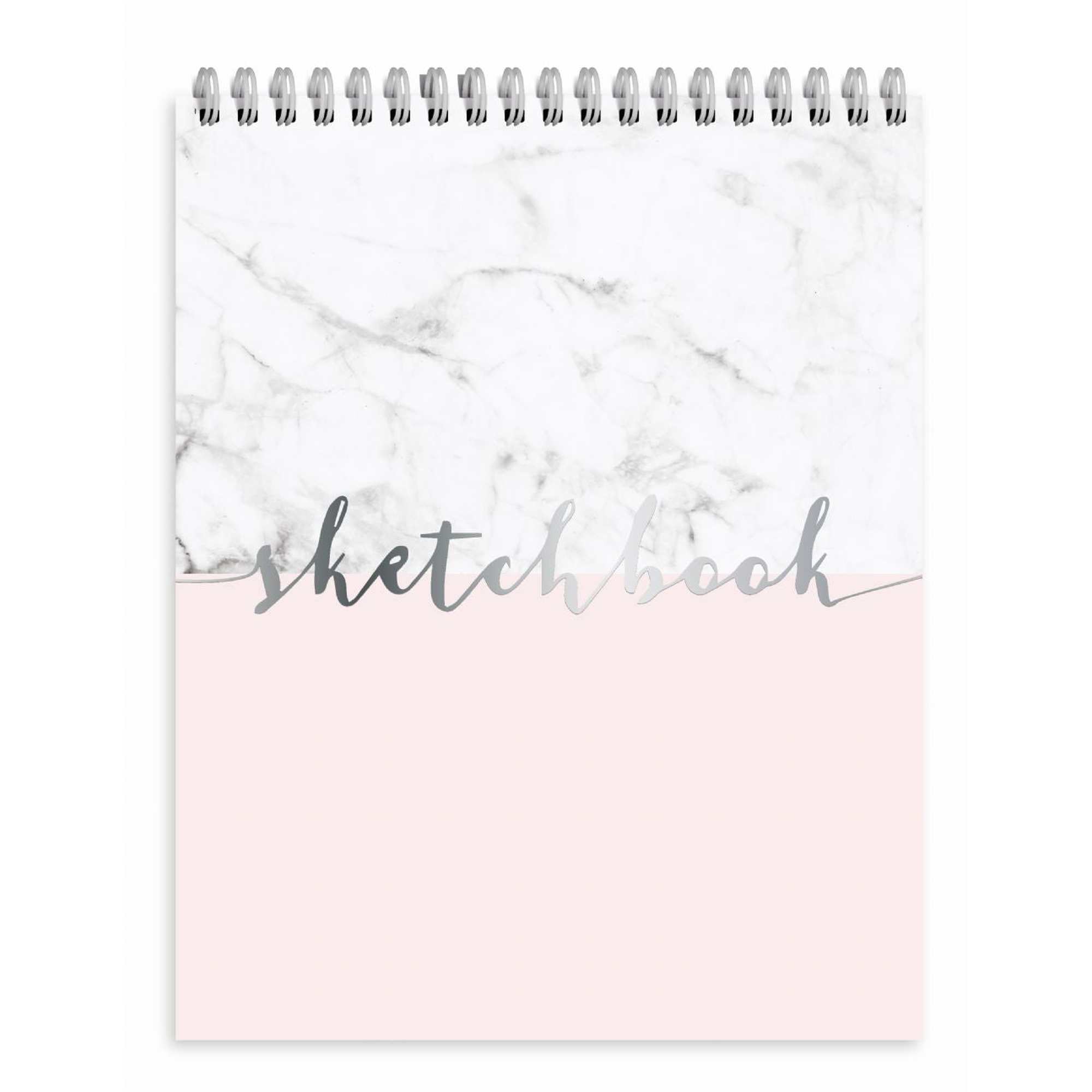 CARNET DE CROQUIS - LARGE - BLANC MARBRÉ PBI AUTRES