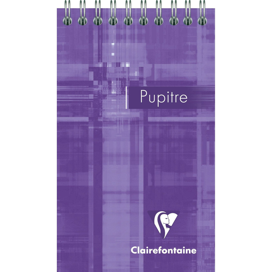 Bloc-notes pupitre reliure intégrale ligné -assortis- 80 feuilles (8.5x14cm) CLAIREFONTAINE