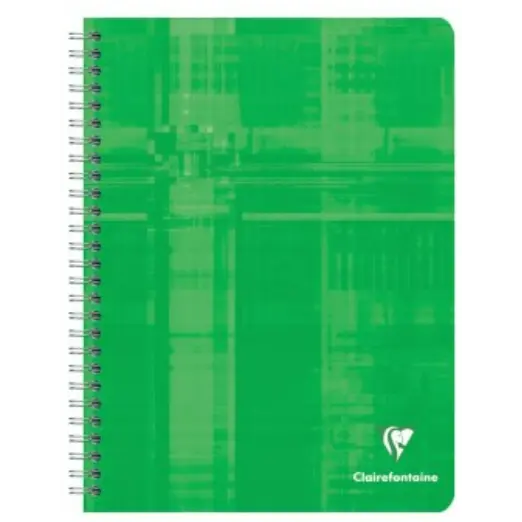 Cahier Ligné En Spirale 100P 6¾X8¾. Assortis CLAIREFONTAINE