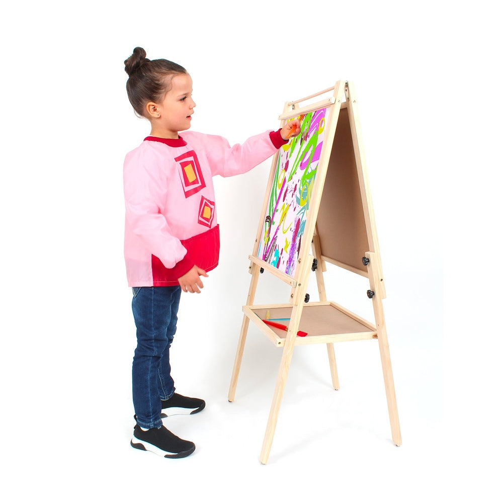 TABLIER:PASSE-PARTOUT:ROSE (PASSE-CARREAU) PASSE-PARTOUT