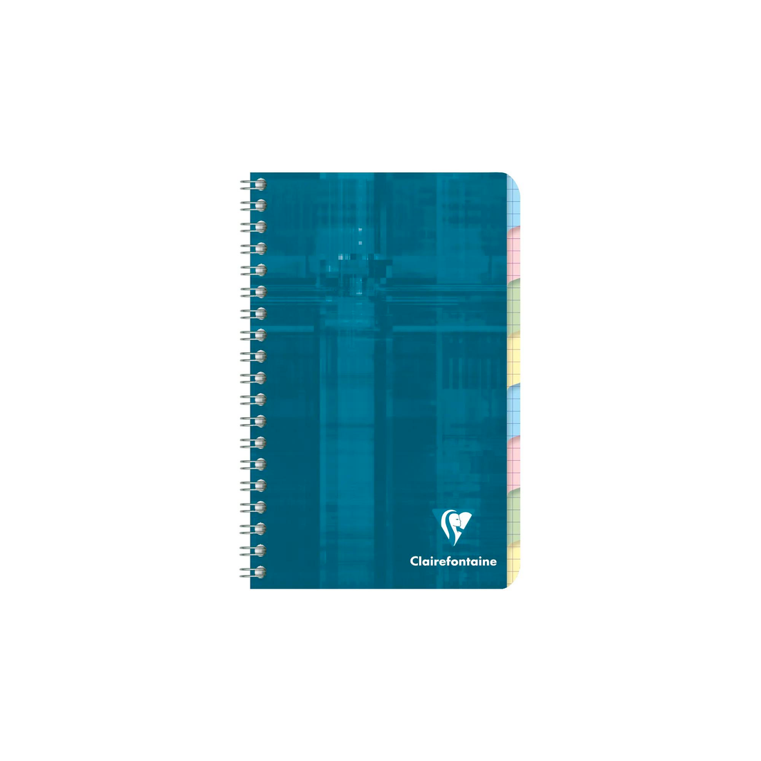 Cahier répertoire 8 index quadrillé 5/5 assortis 96 pages (11 x 17 cm) - CLAIREFONTAINE