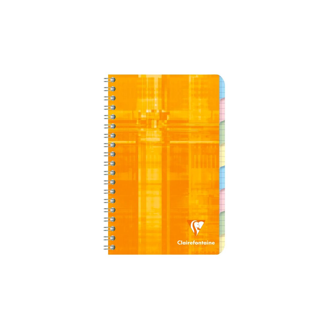 Cahier répertoire 8 index quadrillé 5/5 assortis 96 pages (11 x 17 cm) - CLAIREFONTAINE