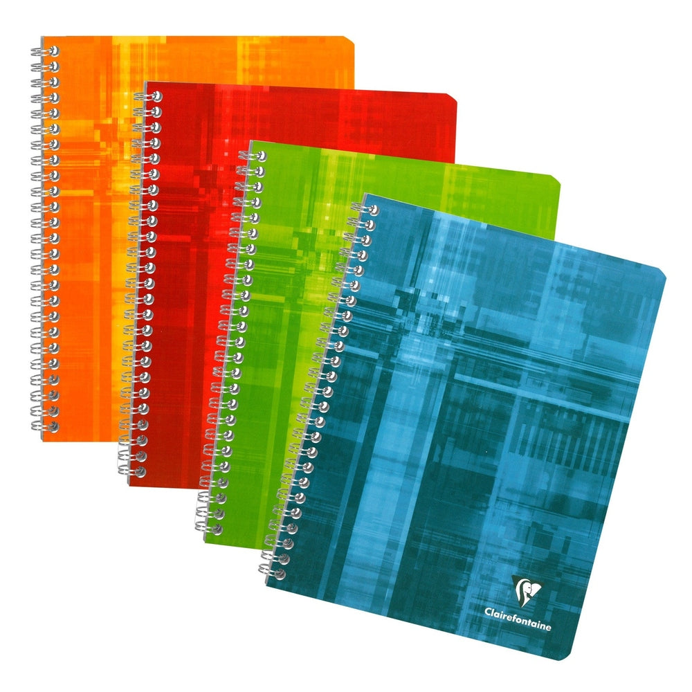 Cahier reliure intégrale 5/5 -assortis- 224 pages (17x22cm) CLAIREFONTAINE