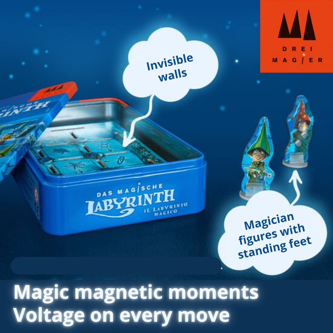 LE LABYRINTHE MAGIQUE - BOÎTE METAL