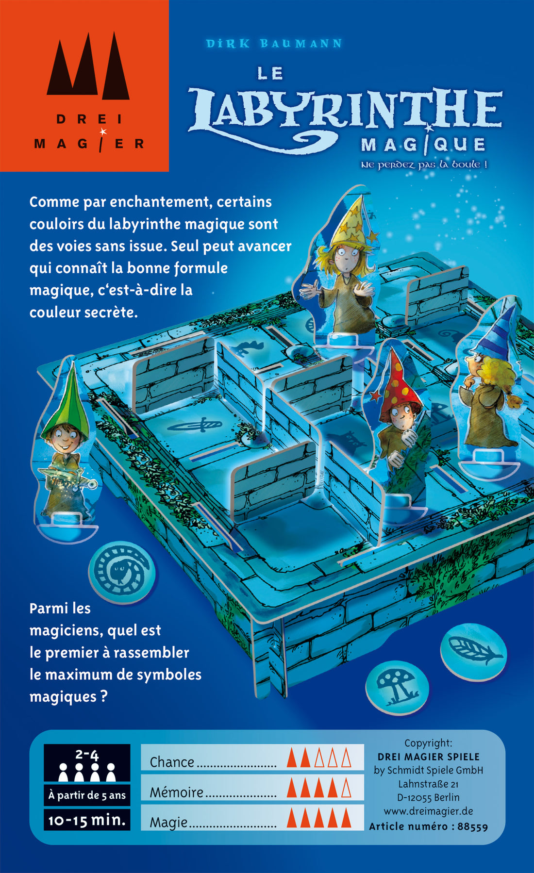 LE LABYRINTHE MAGIQUE - BOÎTE METAL