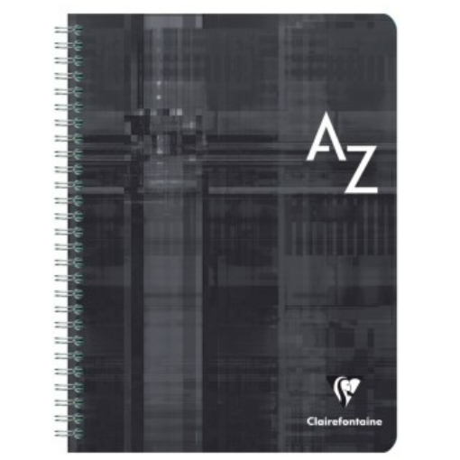 Cahier répertoire reliure intégrale seyès -assortis- 180 pages (17x22cm) CLAIREFONTAINE