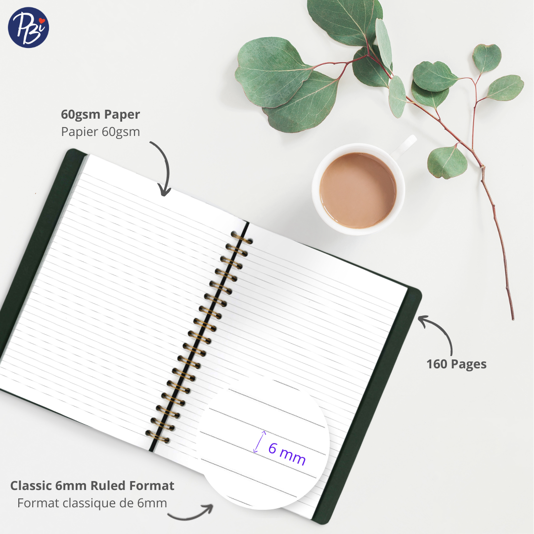 CAHIER DE NOTES- FLEUR BOTANIQUE PBI LIVRES NOTES