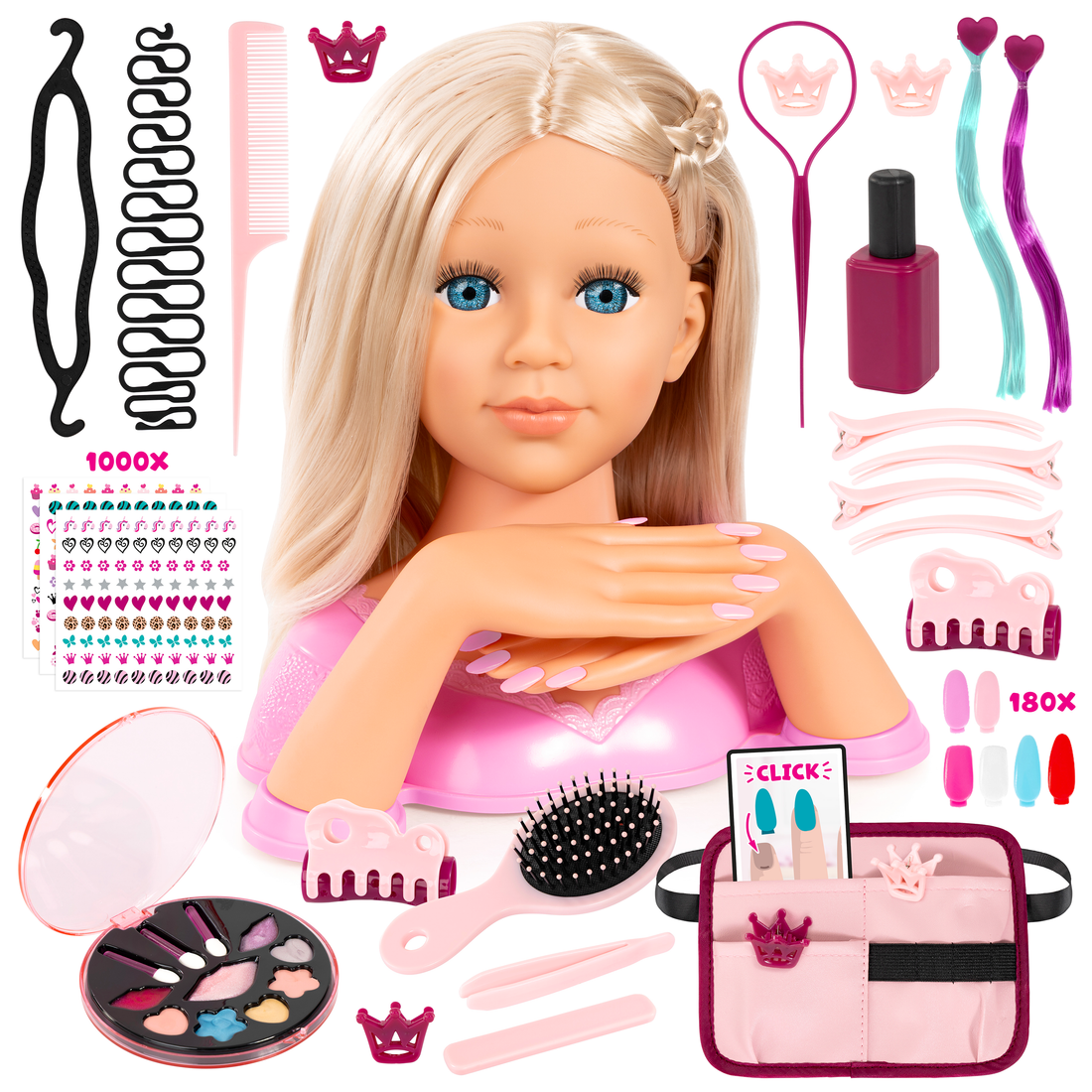 CHARLENE SUPER MODEL MAGIC NAILS STYLING HEAD