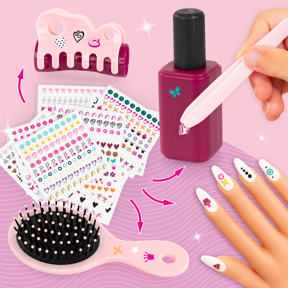 CHARLENE SUPER MODEL MAGIC NAILS STYLING HEAD