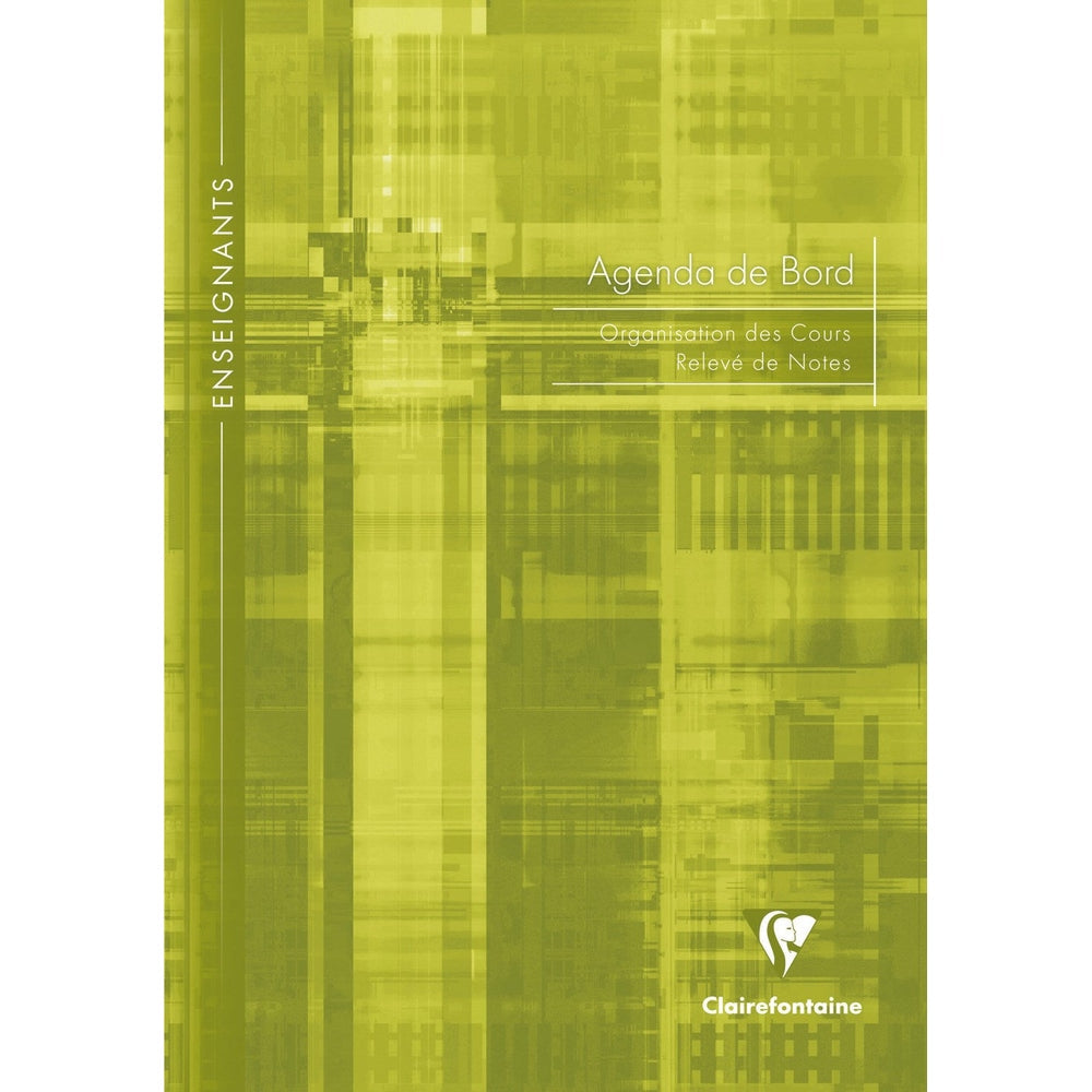 Cahier de notes de l'enseignant 144P  21x29,7cm. Assortis CLAIREFONTAINE