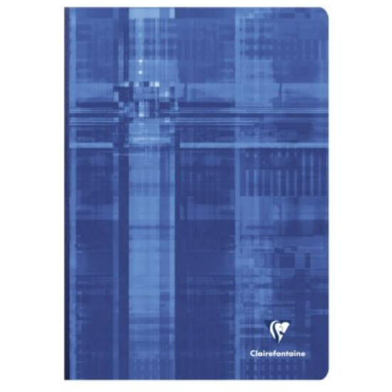 Cahier brochure dos toilé seyès -assorted- A4. 144 pages (21x29.7cm) CLAIREFONTAINE