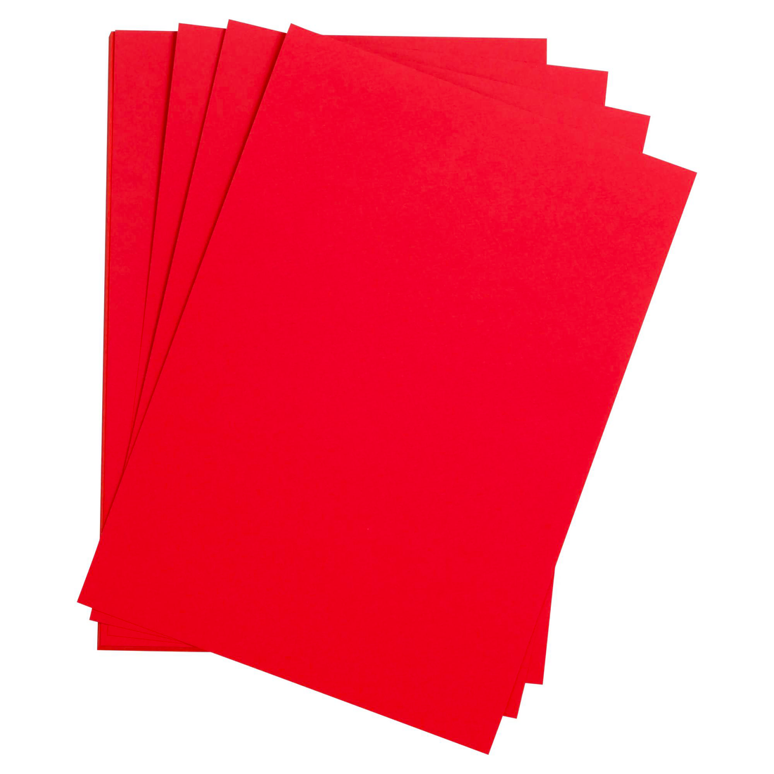 Pack of Color Drawing Paper Etival Color Bright Red 24 sheets 160gr 29,5 x 43,3 in