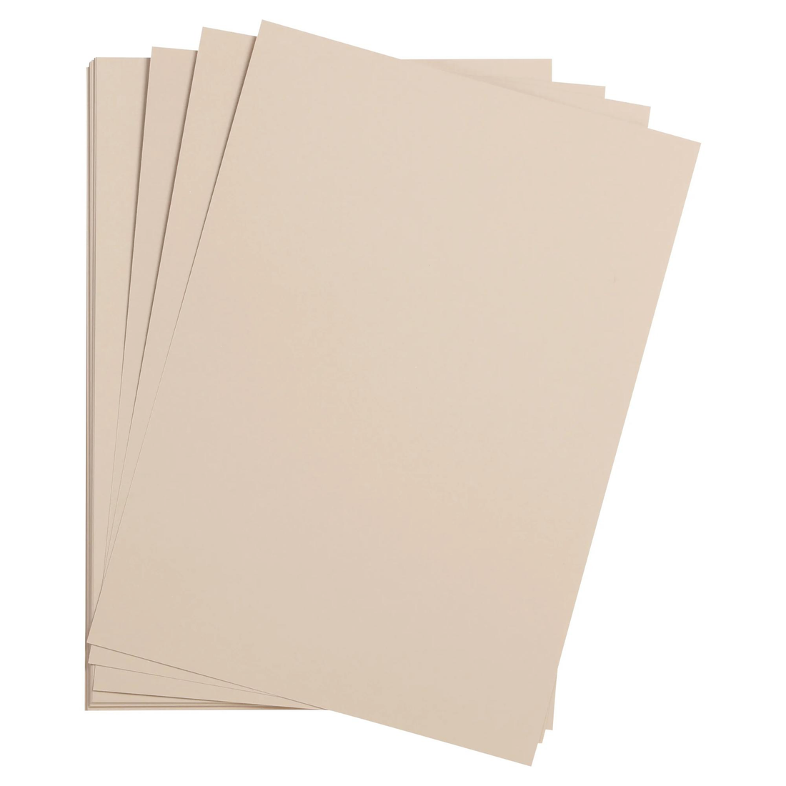 Pack of Color Drawing Paper Etival Color Light Grey 24 sheets 160gr 19,6 x 25,6 in