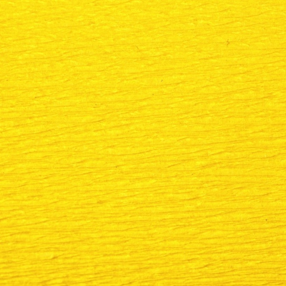 Papier Crépon citron (2,5 x 0,5 m) - CLAIREFONTAINE