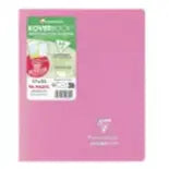 Koverbook Eco cahier polypro agrafé 5/5 -assortis- 96 pages (17x22cm) CLAIREFONTAINE