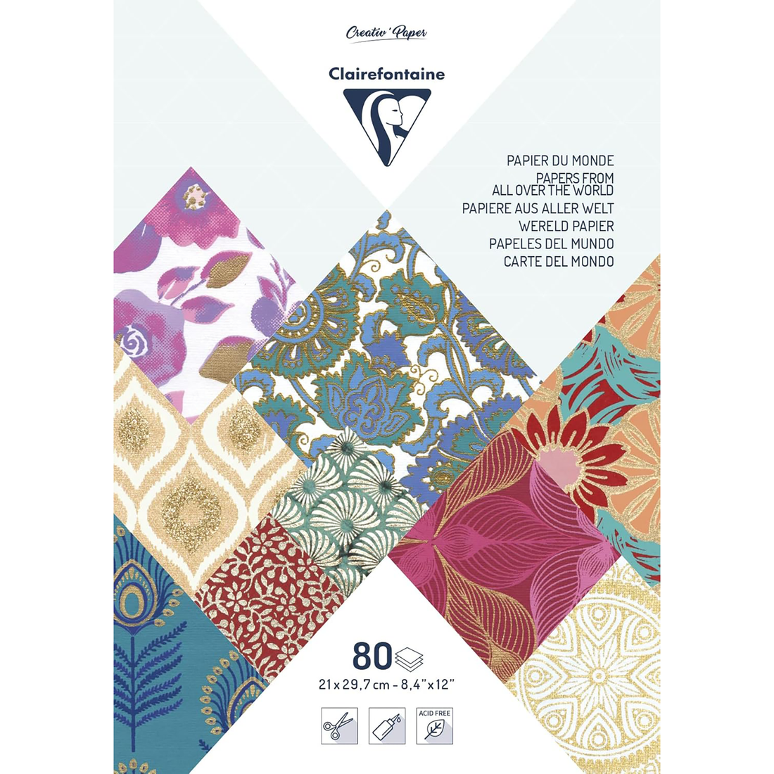 Papier du Monde A4 - 80 feuilles CLAIREFOINTAINE