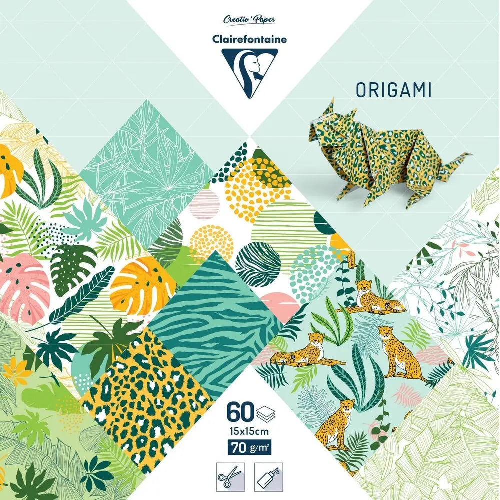 Kit Origami:  60F 15x15 - Exotique CLAIREFONTAINE