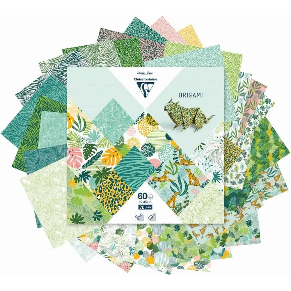 Kit Origami:  60F 15x15 - Exotique CLAIREFONTAINE