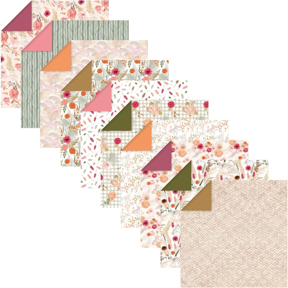 Kit Origami:  60F 10x10, 15x15, 20x20 - Fleurs Séchées CLAIREFONTAINE