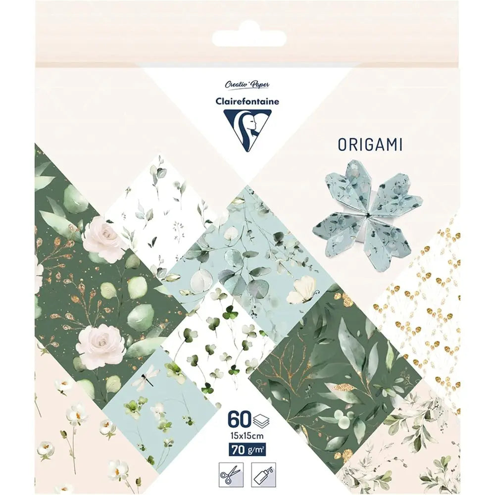 Kit Origami : 60S 15x15 - Romantique CLAIREFONTAINE