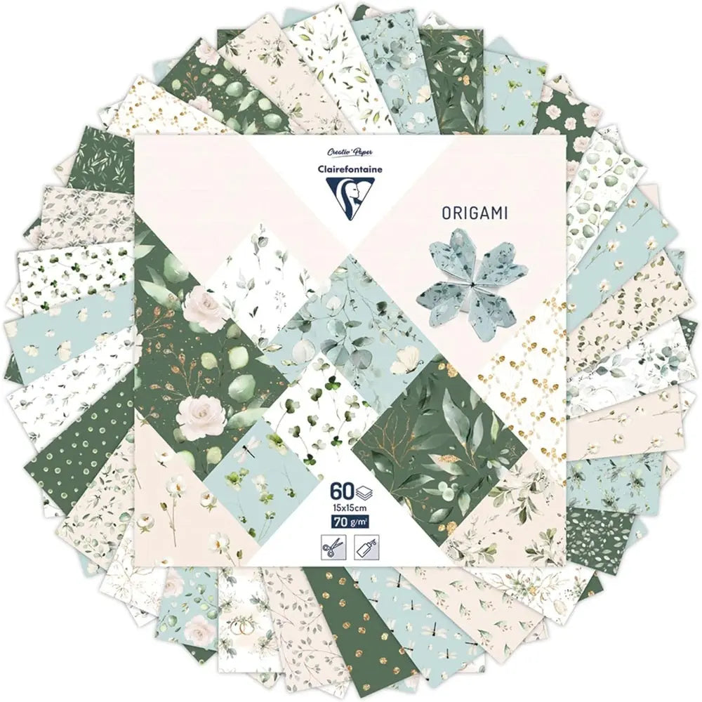 Kit Origami : 60S 15x15 - Romantique CLAIREFONTAINE